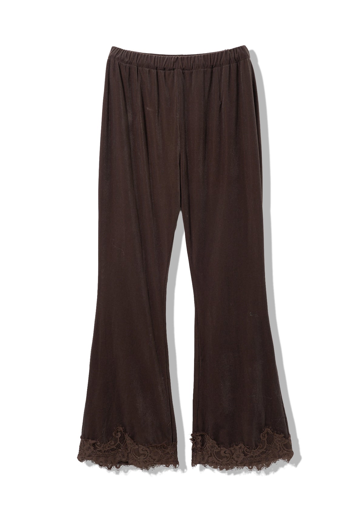 sheer velours skirt & pants set