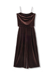 drape velours lamé setup