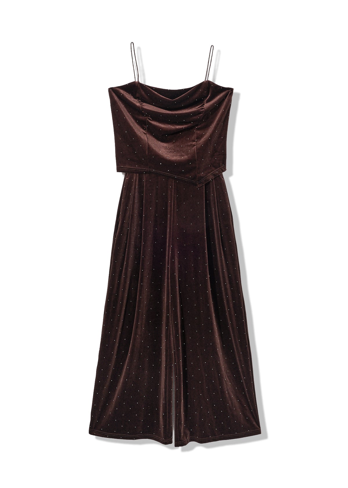 drape velours lamé setup