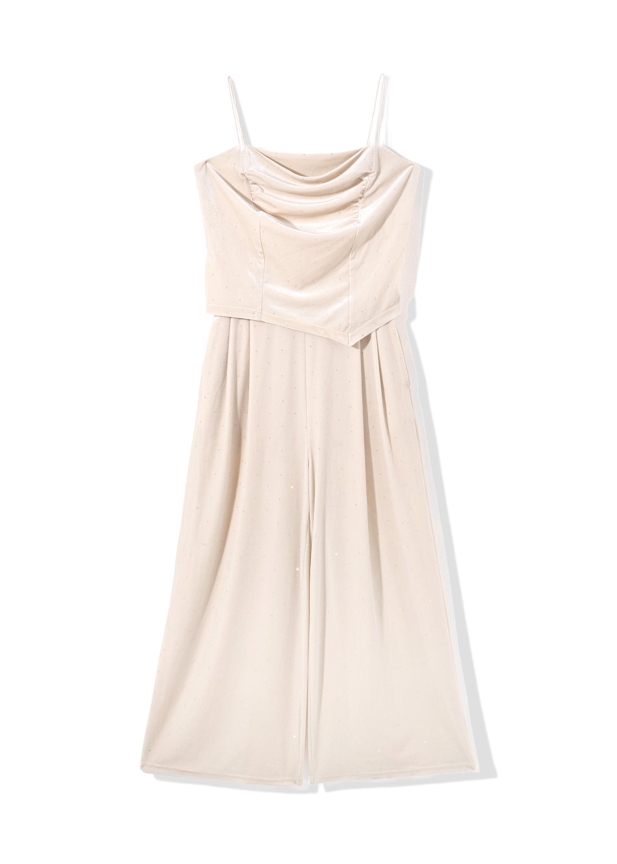 drape velours lamé setup