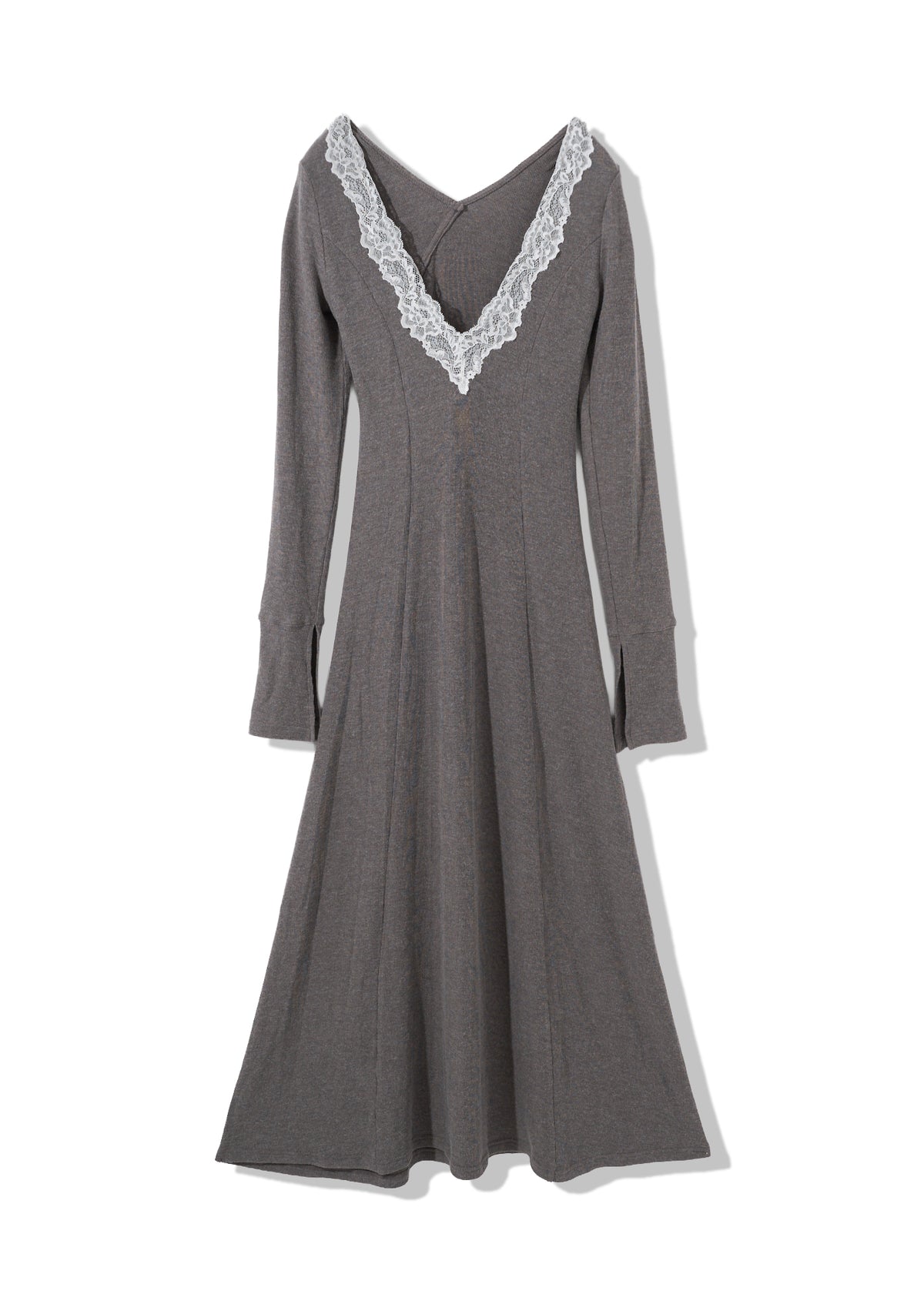 lace bare top set dress