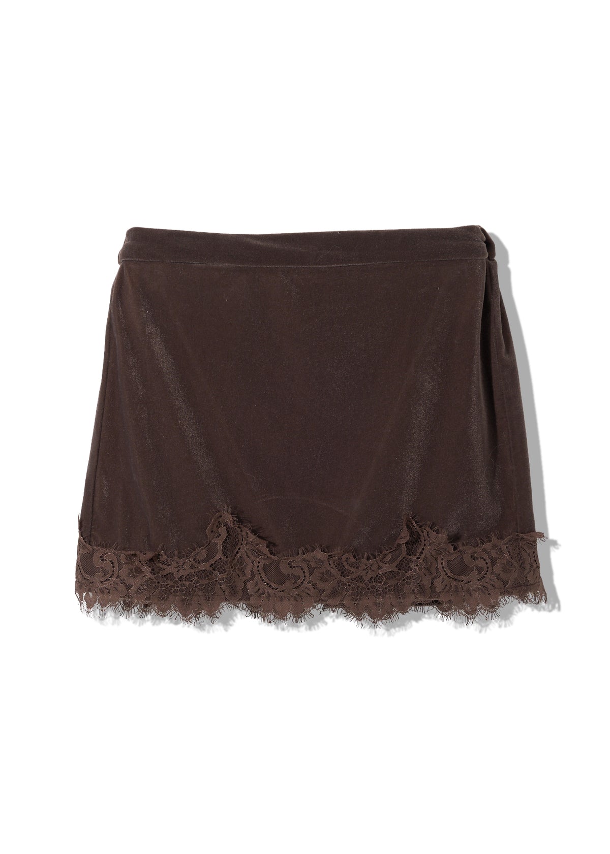 sheer velours skirt & pants set