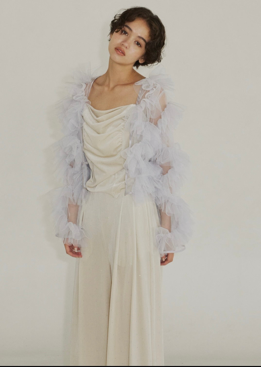 drape velours lamé setup